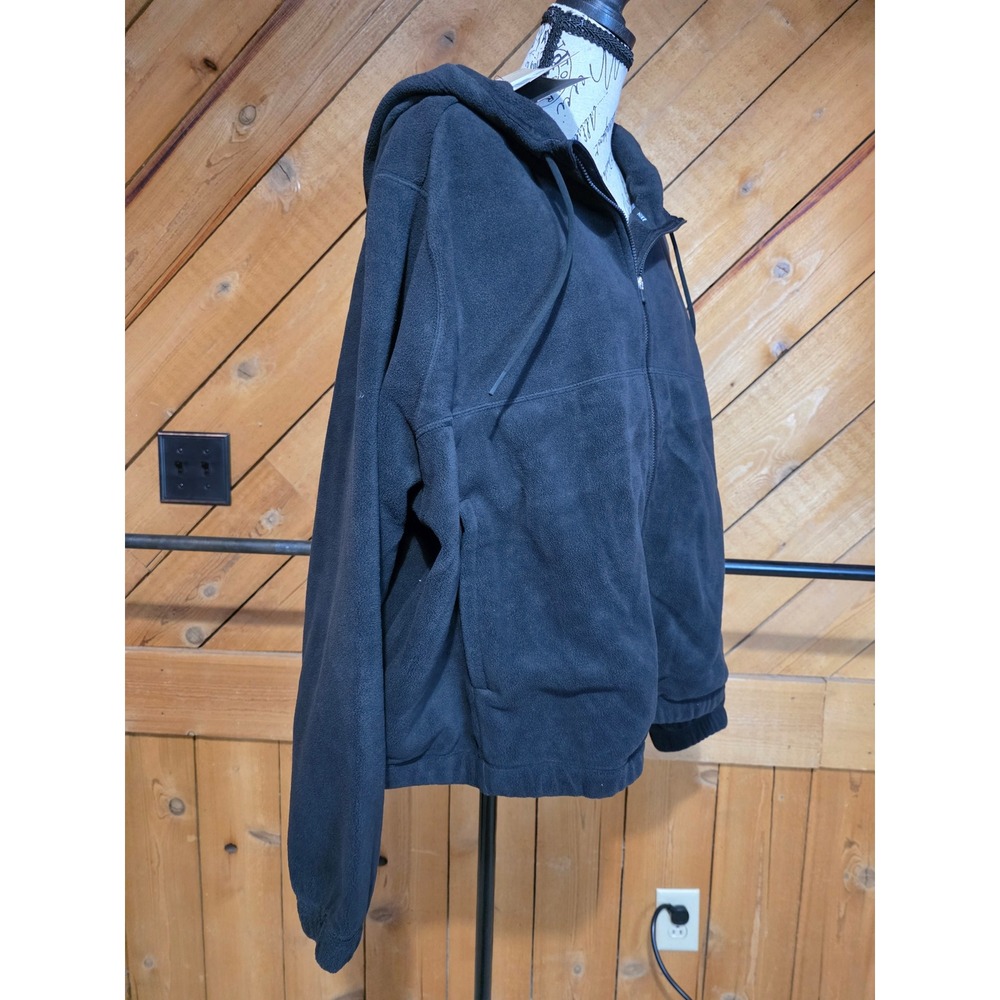 Nike Womens Therma-FIT Fleece Full Zip Hoodie Black Plus Size 2X NWT - Picture 3 of 4